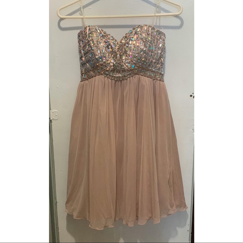 David’s Bridal Prom Dress | Color: BLUSH